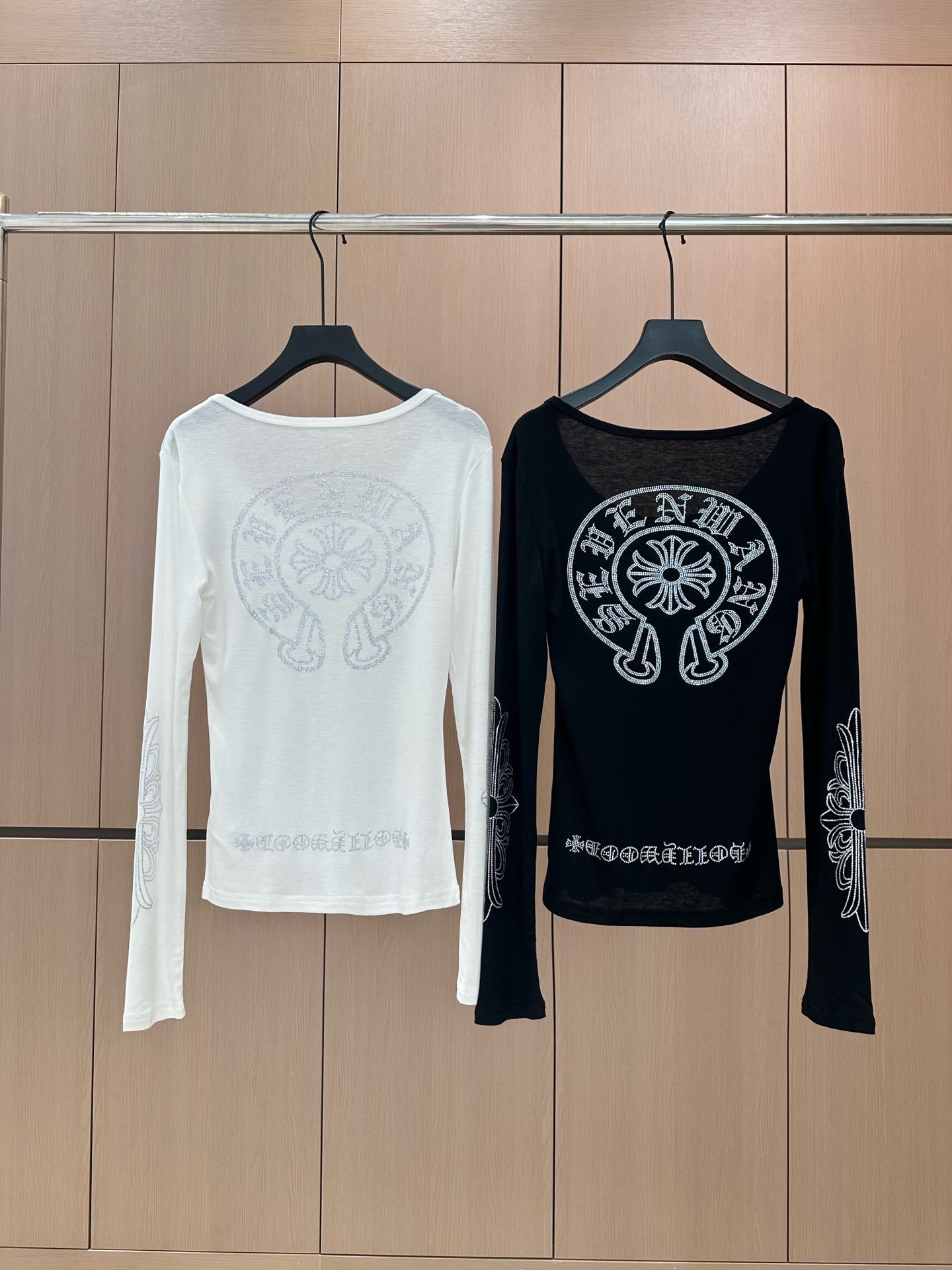 2025 New Tencel Wool Rhinestone Base Shirt