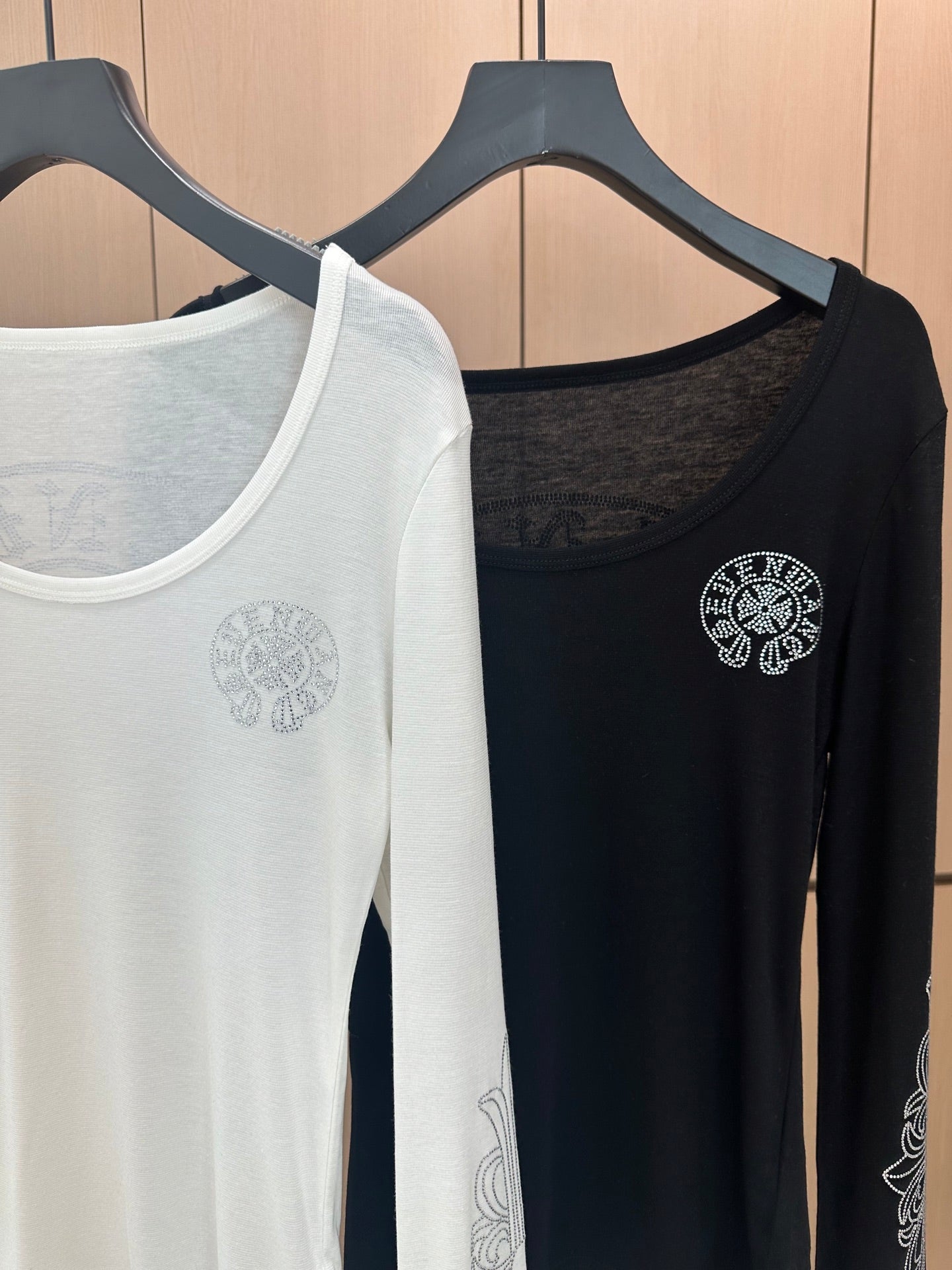 2025 New Tencel Wool Rhinestone Base Shirt