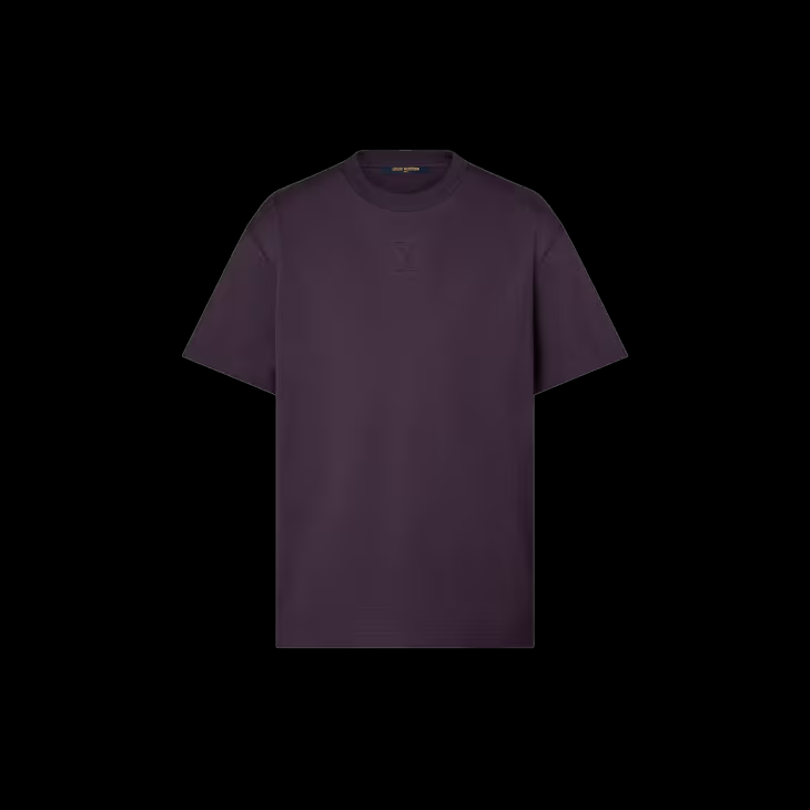 Embossed Cotton T-Shirt