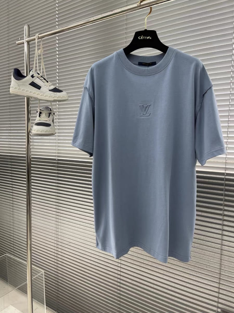 Embossed Cotton T-Shirt