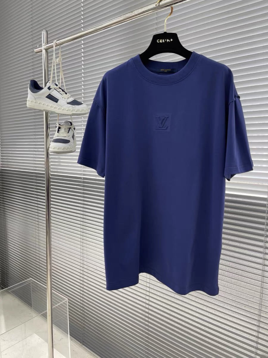 Embossed Cotton T-Shirt