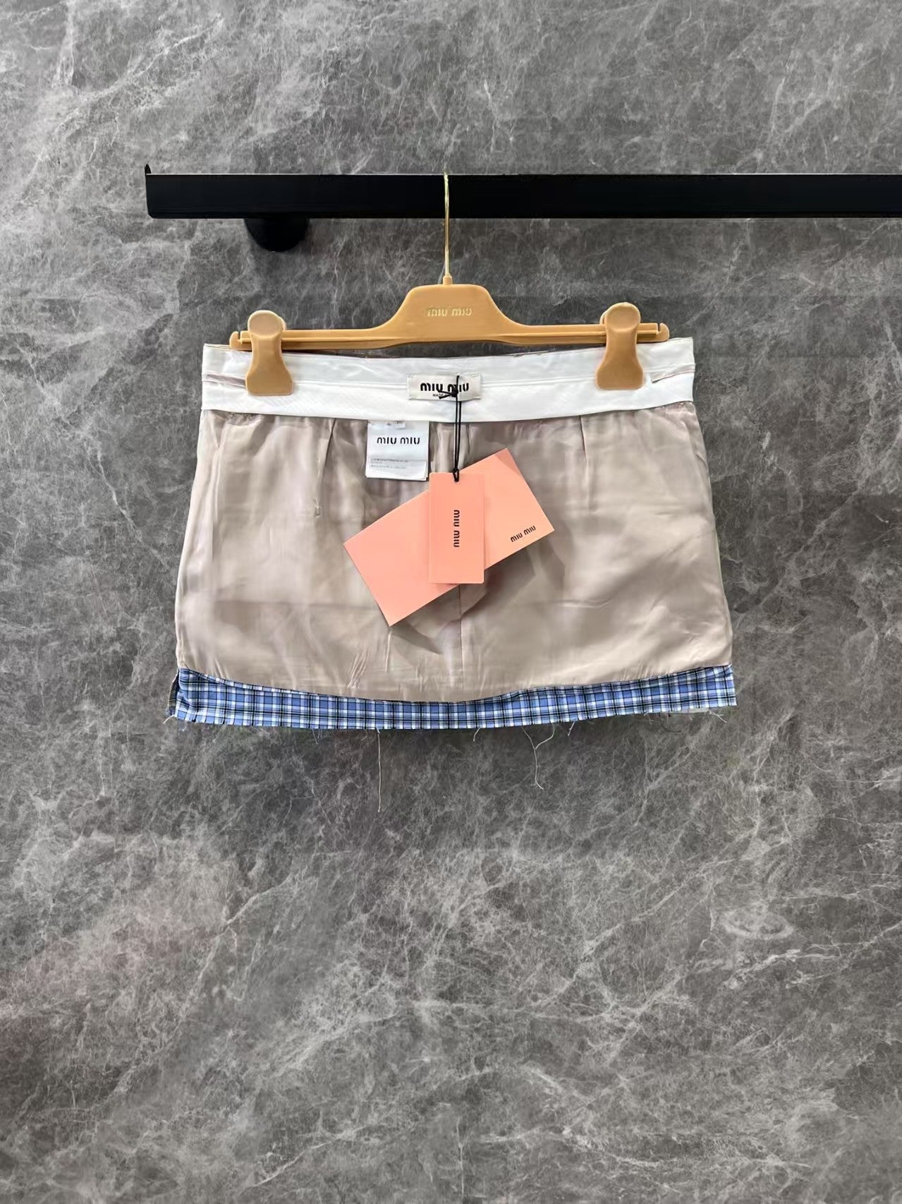 Literary Khaki Miniskirt