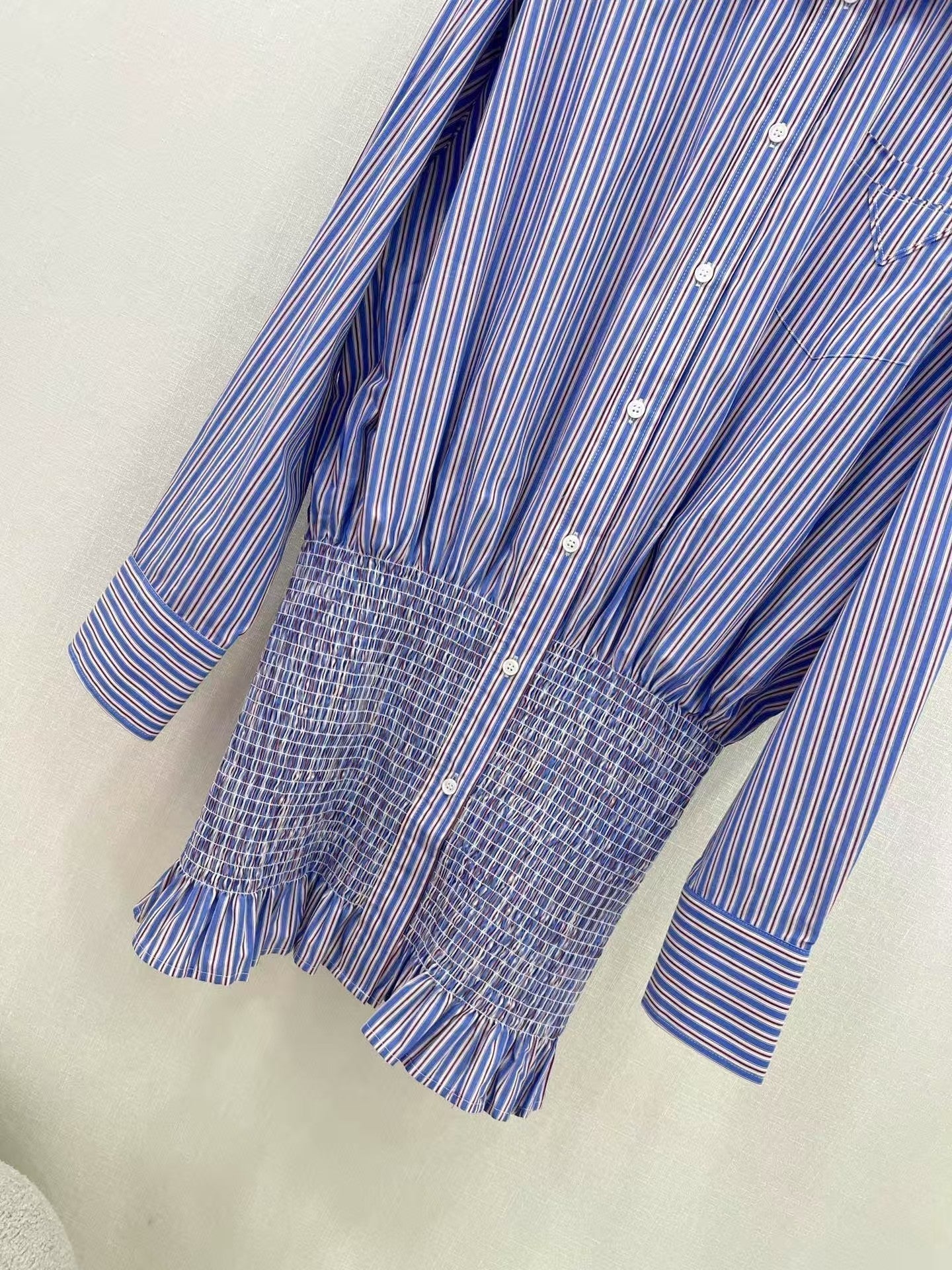 Early Spring Lapel Drop Shoulder Loose Fit Shirt Dress