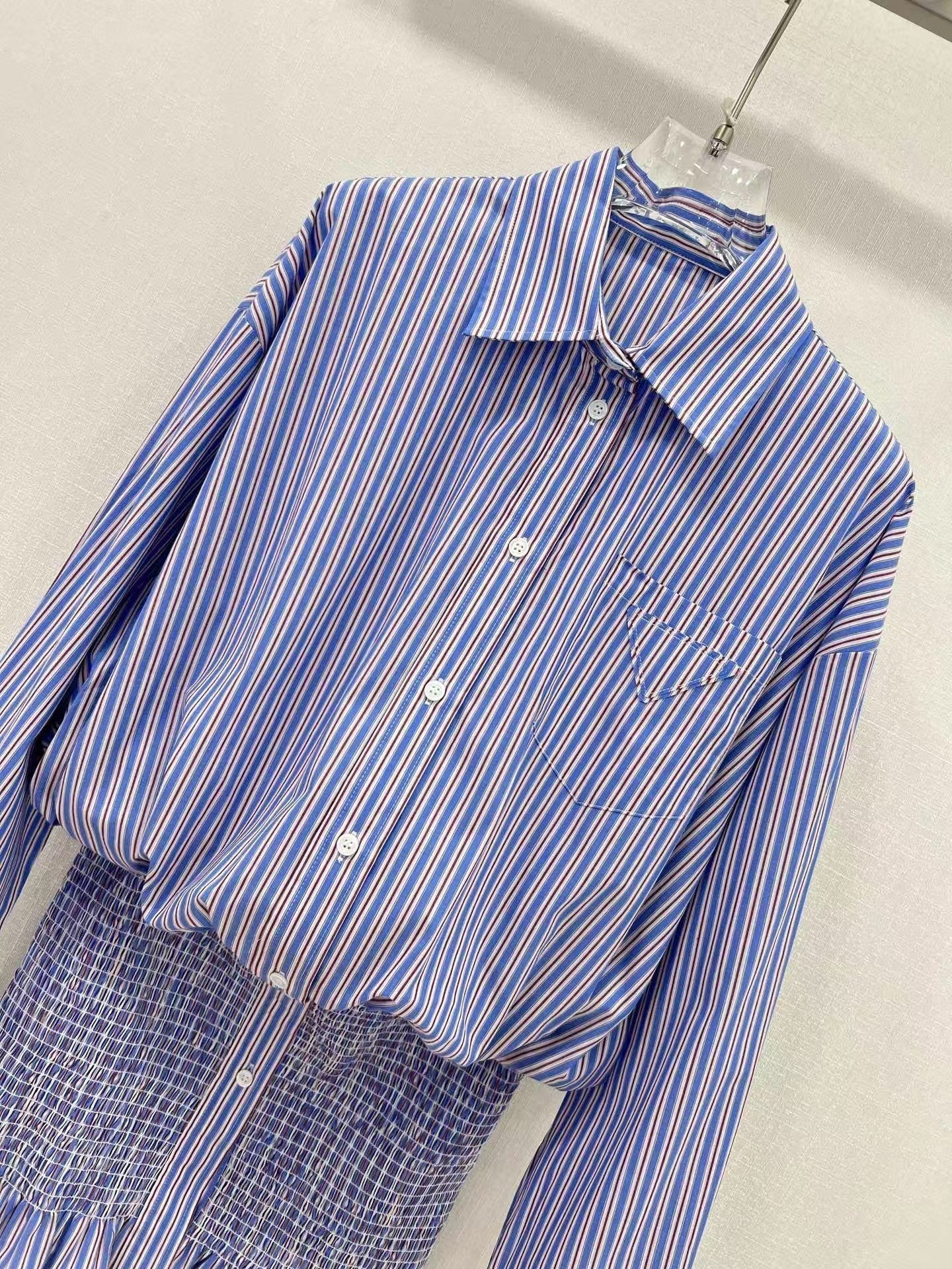 Early Spring Lapel Drop Shoulder Loose Fit Shirt Dress