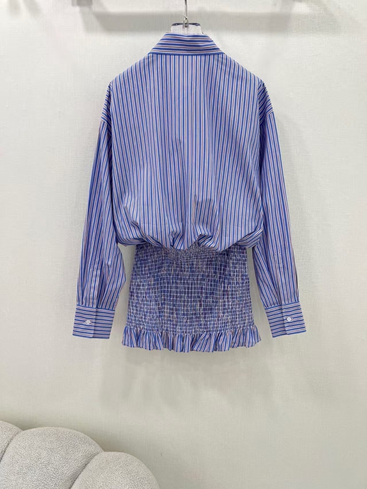 Early Spring Lapel Drop Shoulder Loose Fit Shirt Dress