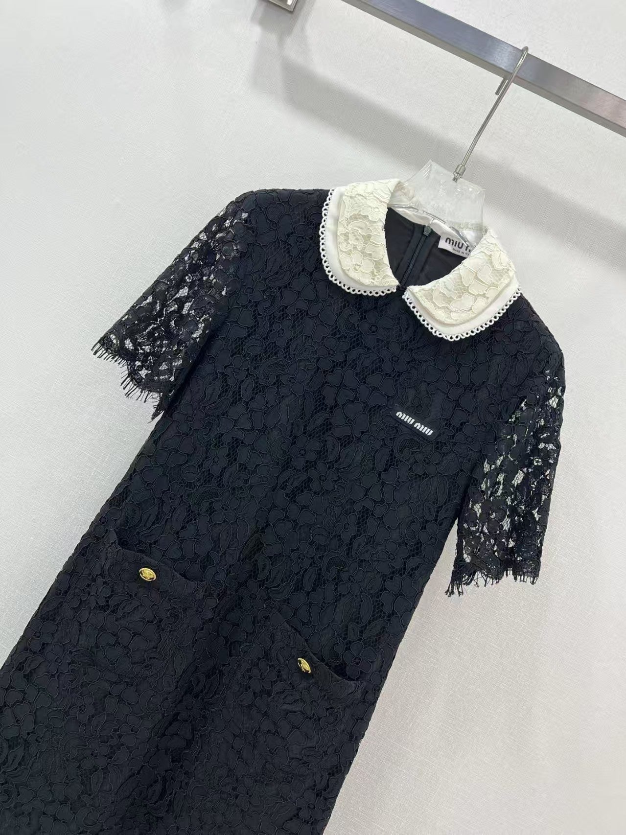 Early Spring Water-soluble Flower Lace Dress