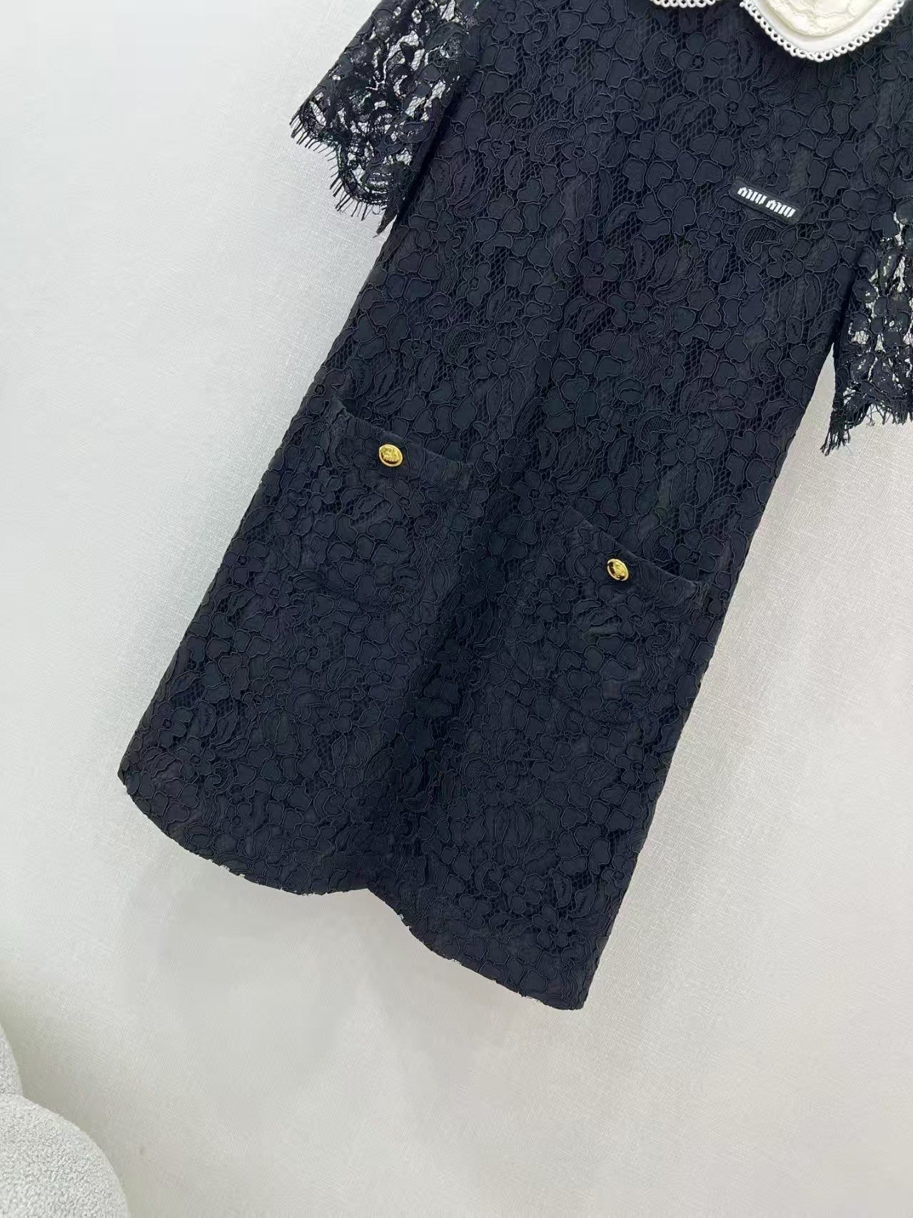 Early Spring Water-soluble Flower Lace Dress
