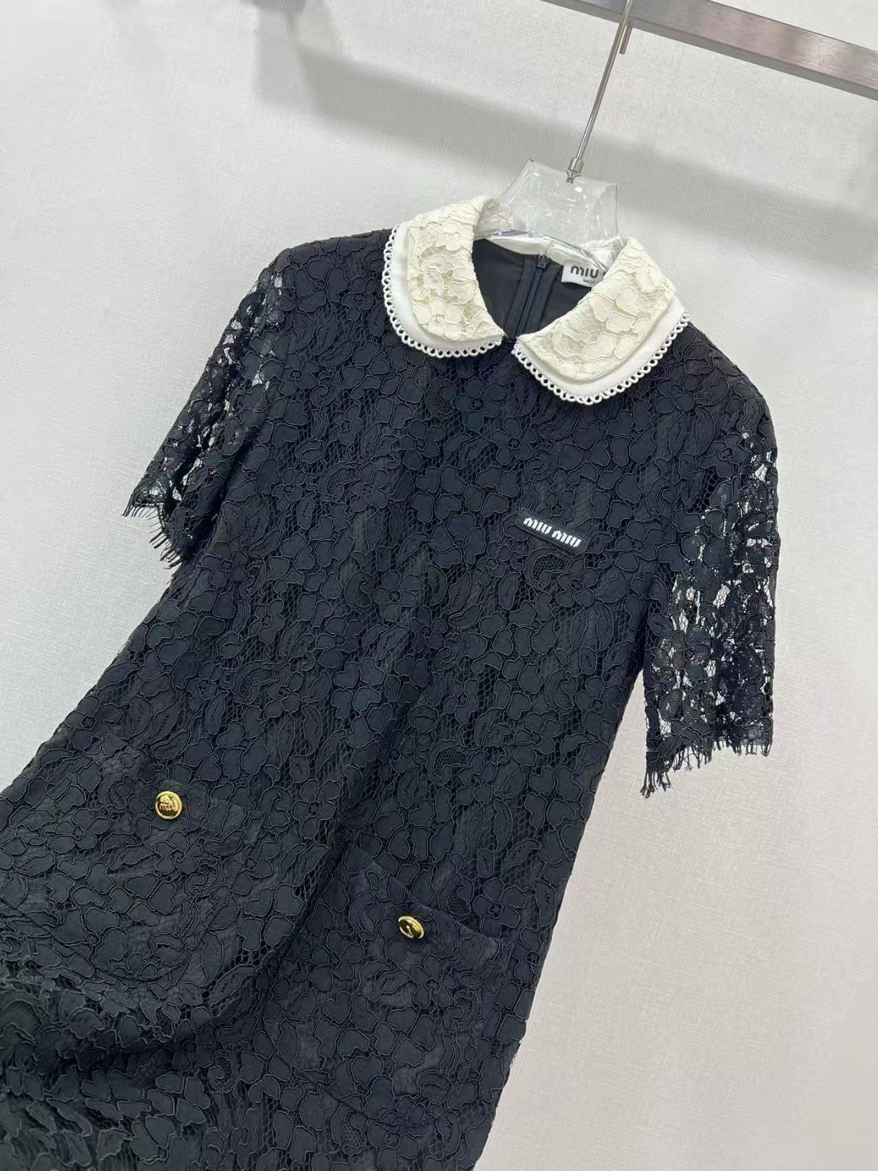 Early Spring Water-soluble Flower Lace Dress