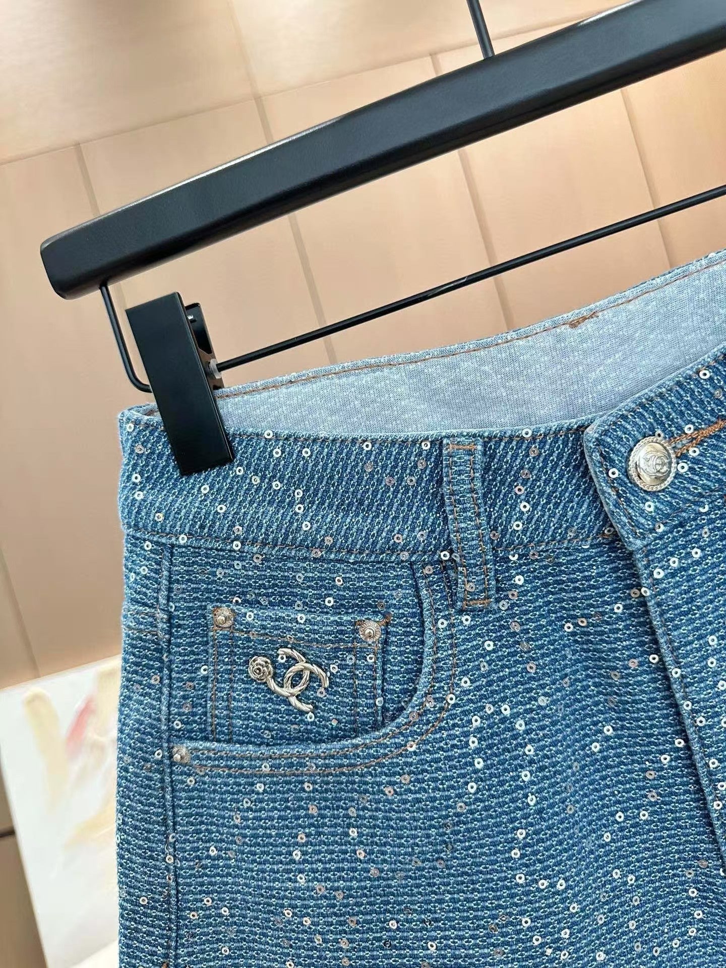 Heavy duty denim shorts