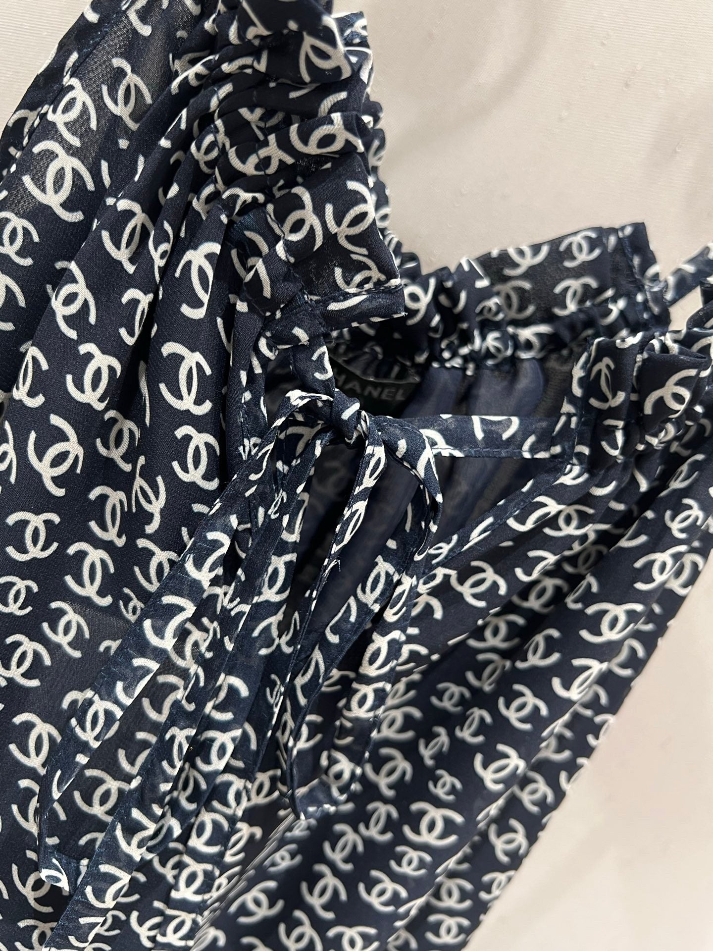 New Arrival Double C All-Over Print Strapless Tank Top