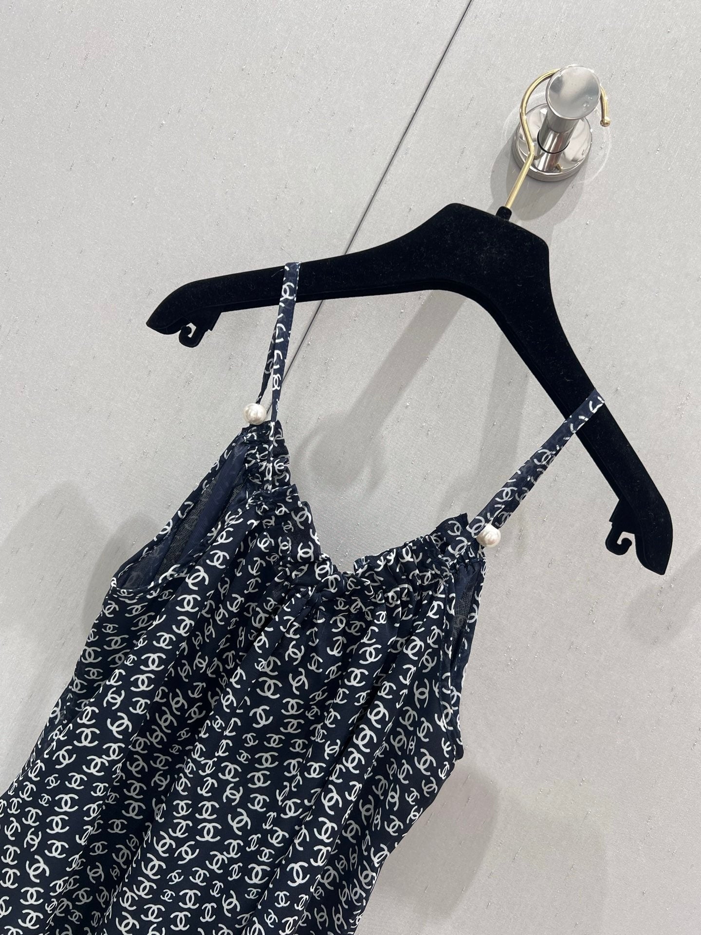 New Arrival Double C All-Over Print Strapless Tank Top