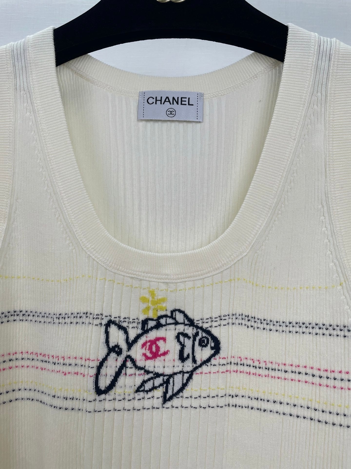 Family Small Fish Knitted Vest