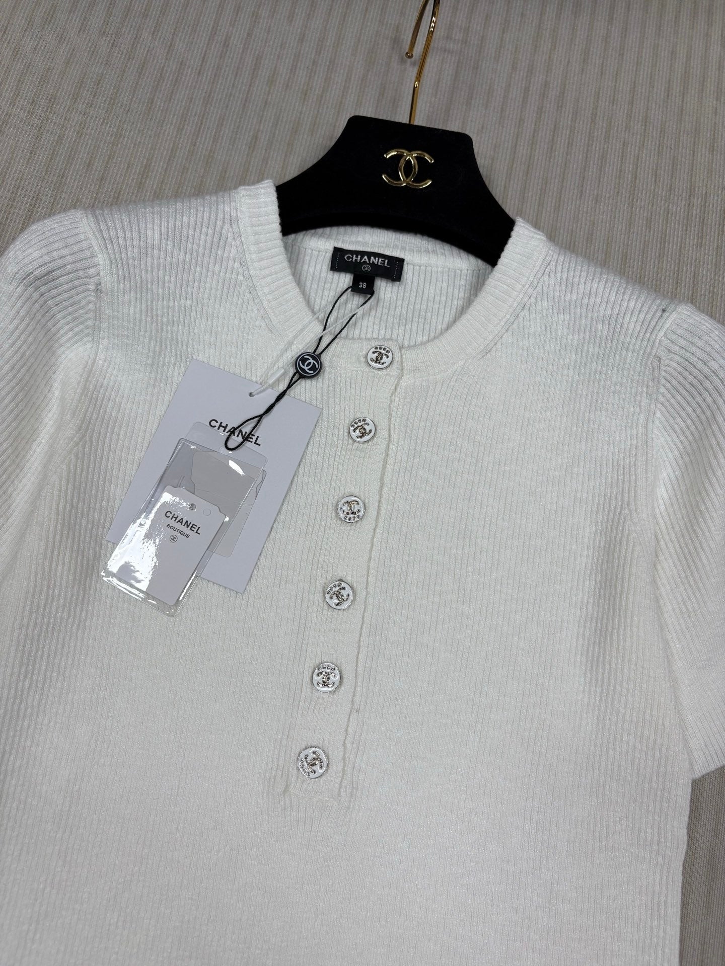 New Knitted Round Neck Short Sleeve Shirt🆕