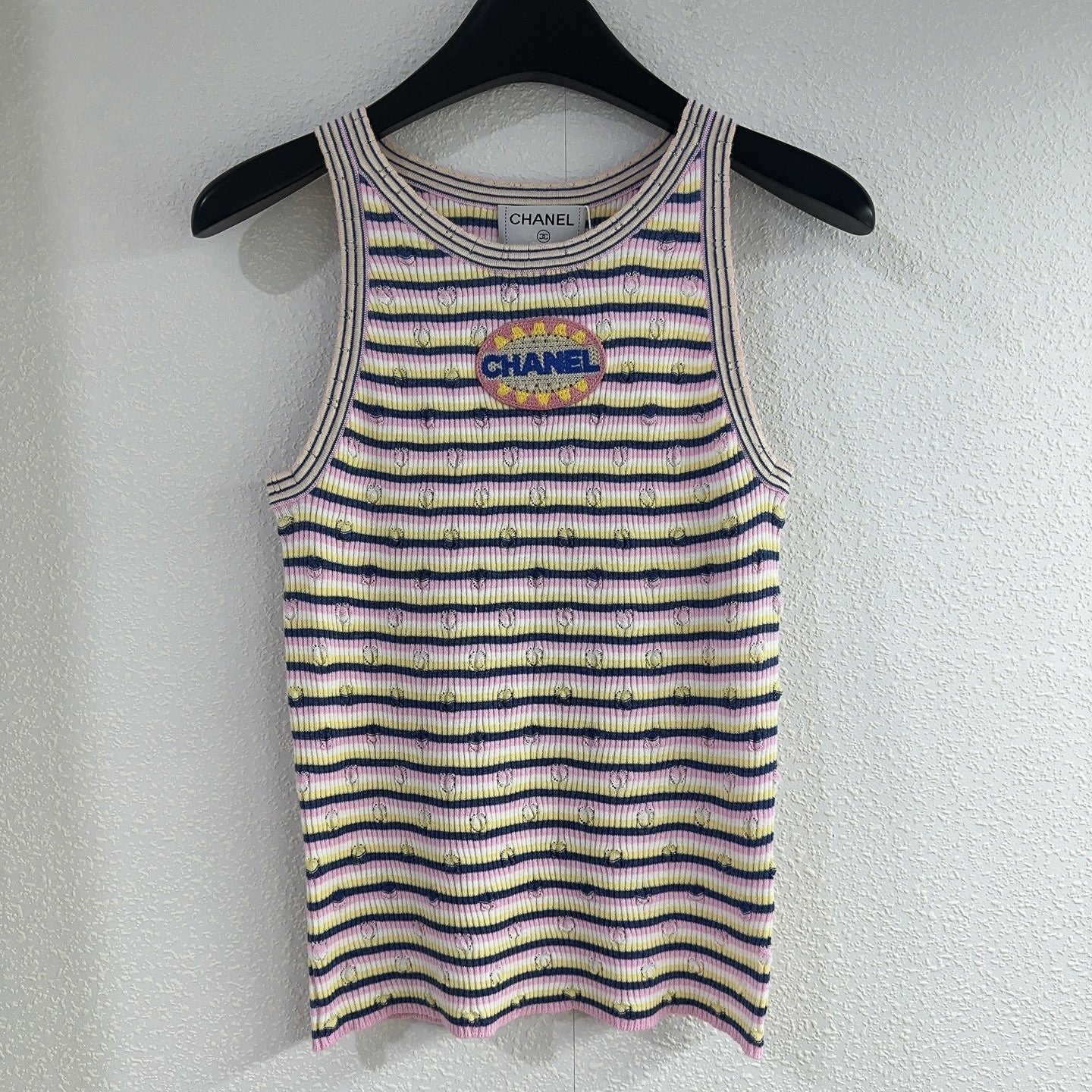 New Arrival Striped knit tank top