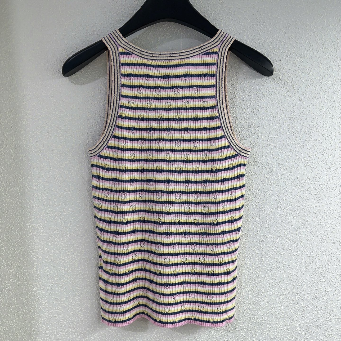 New Arrival Striped knit tank top