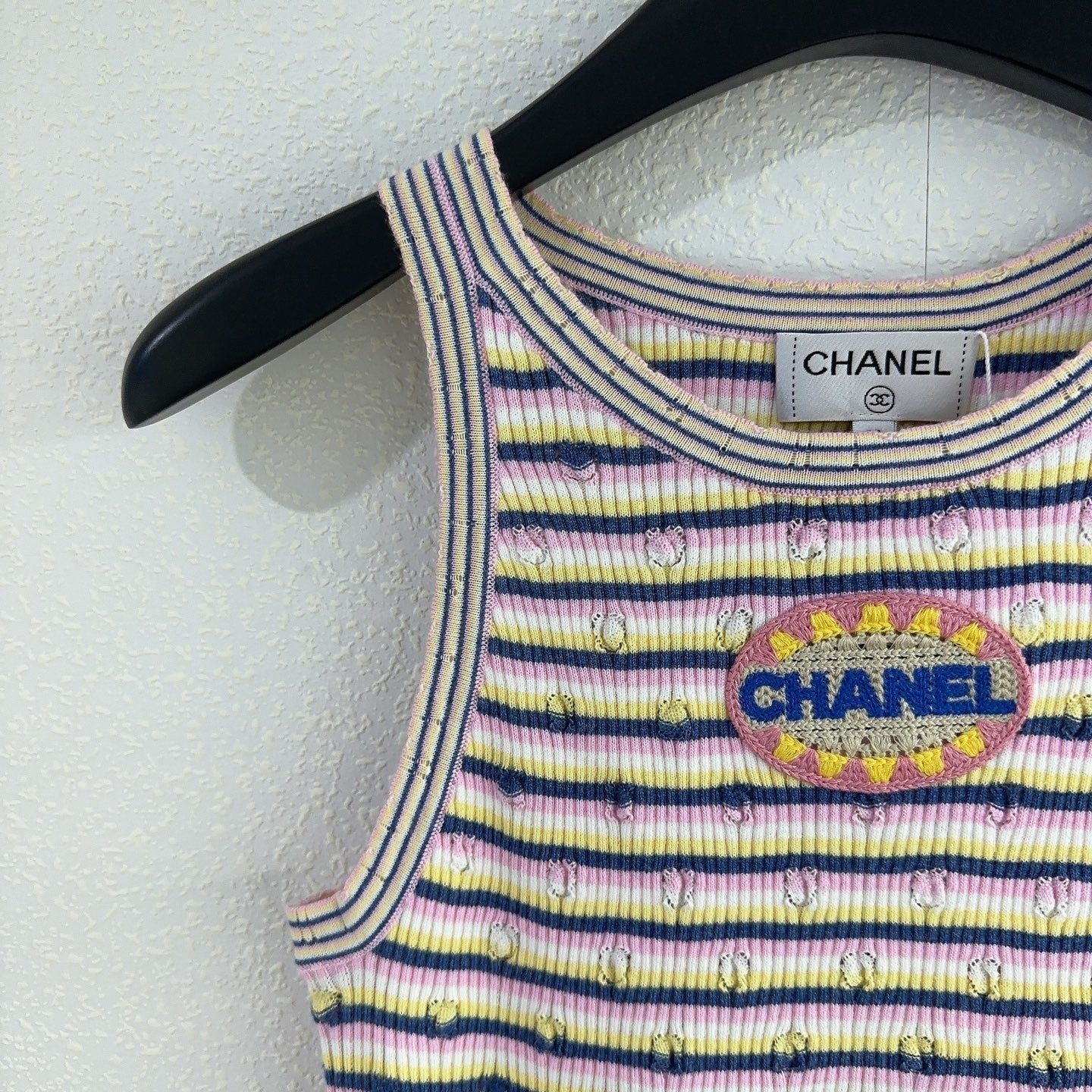 New Arrival Striped knit tank top