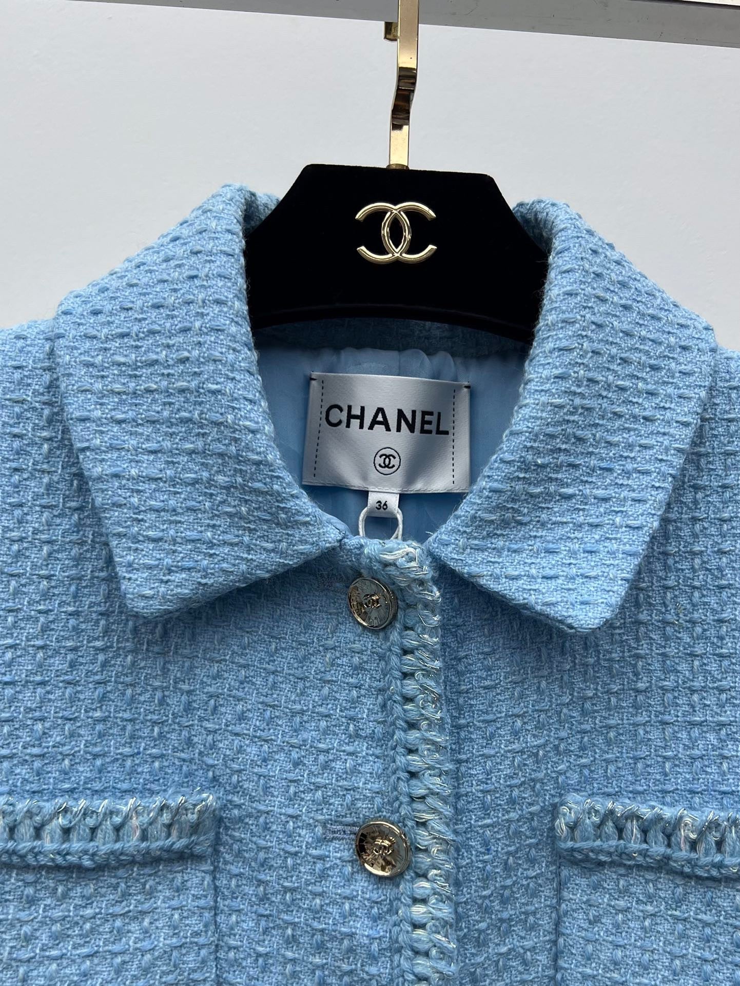 Woven-Hem Dress Jacket