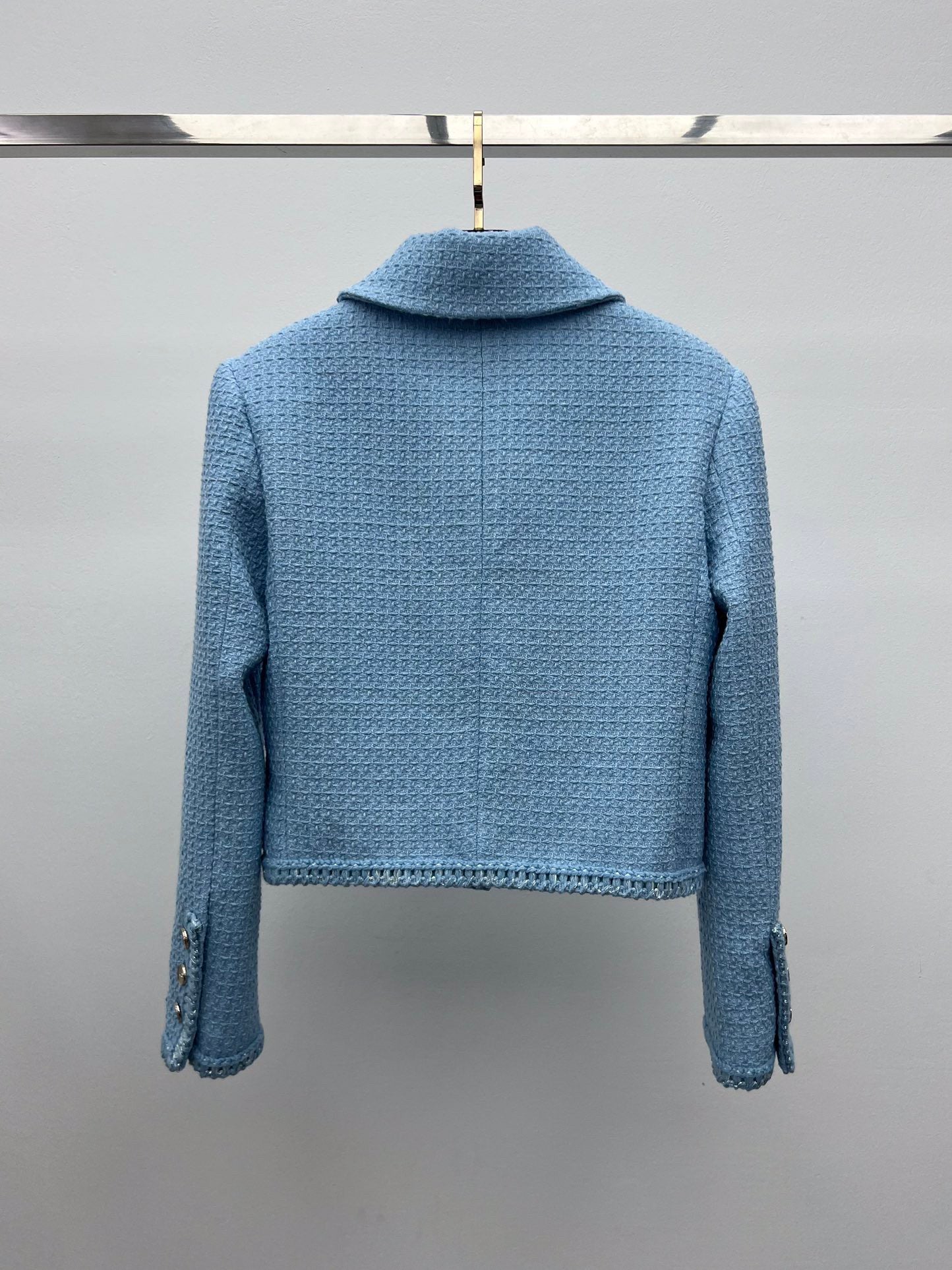 Woven-Hem Dress Jacket