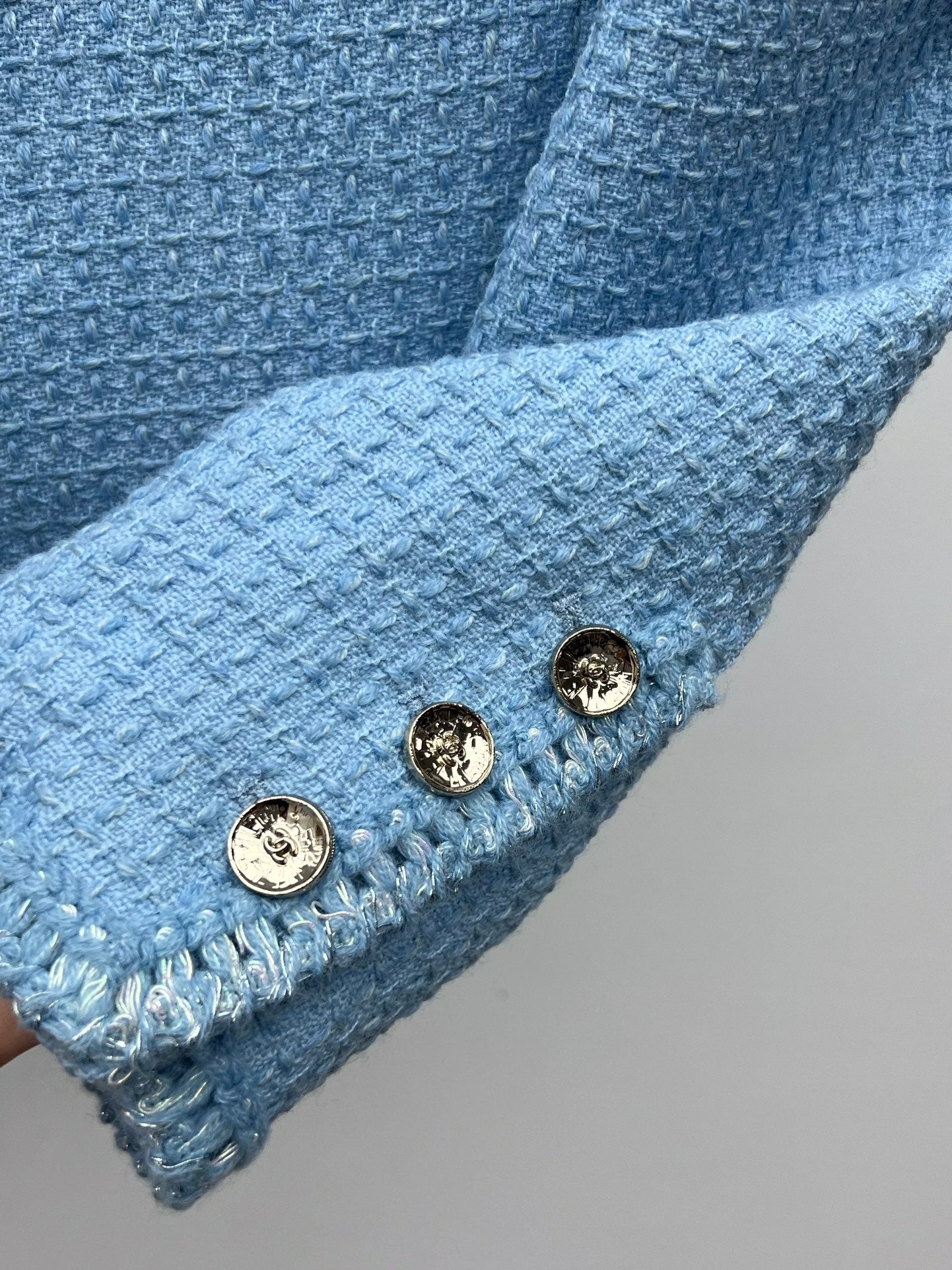 Woven-Hem Dress Jacket