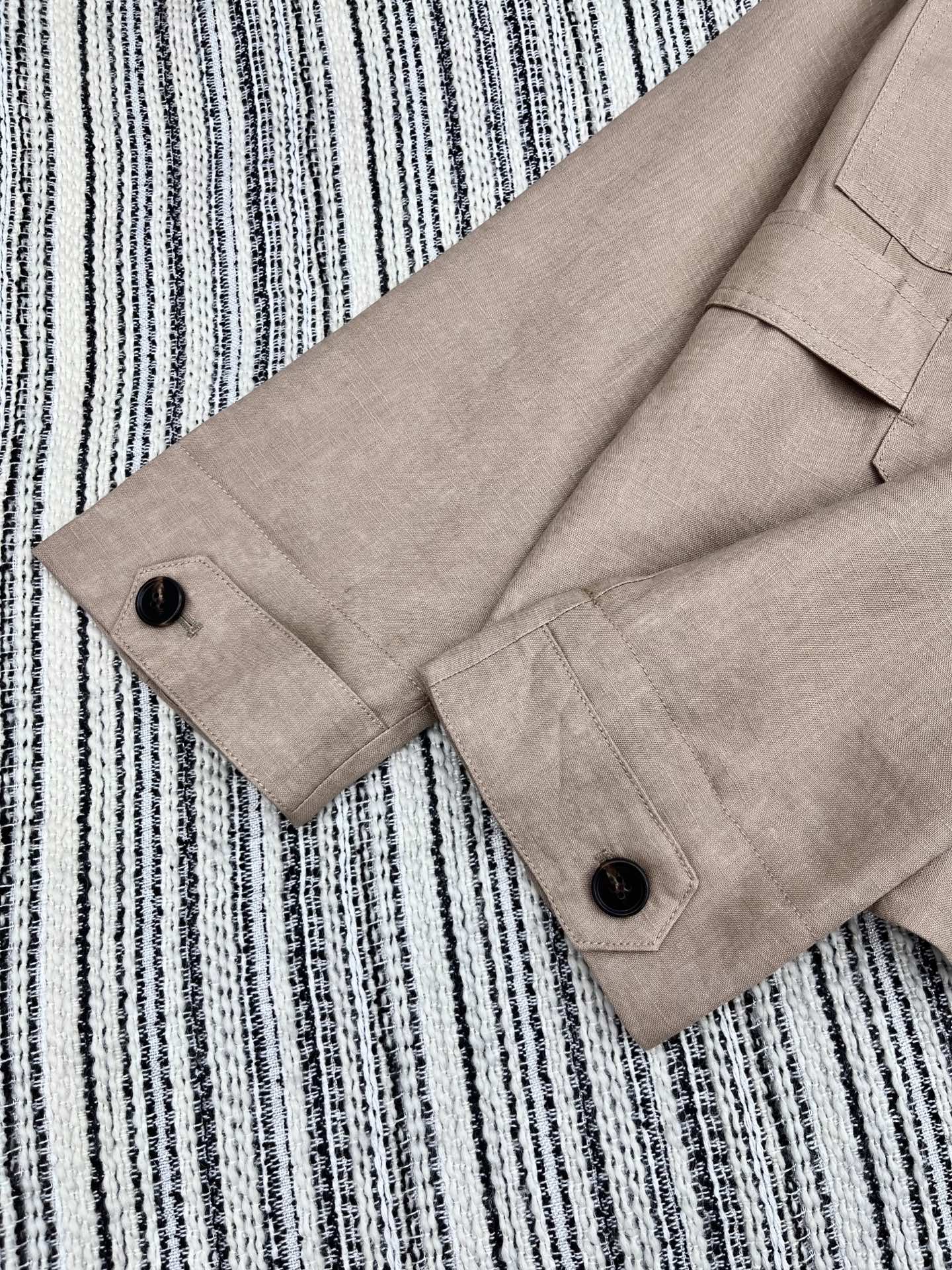 25 Autumn New Arrivals Old Money Style Linen Belt Women's Jacket