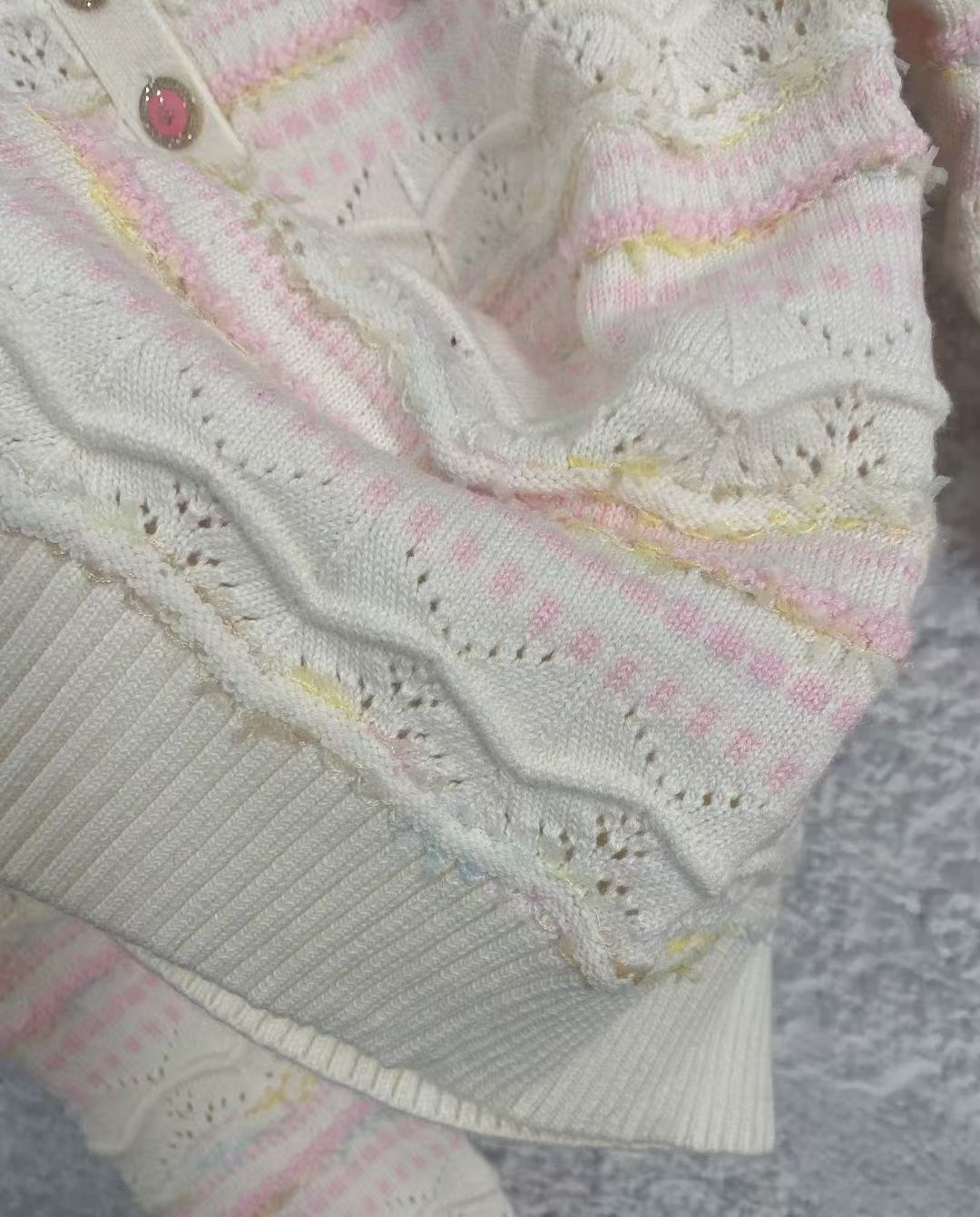 New pattern knitted Polo collar long sleeve