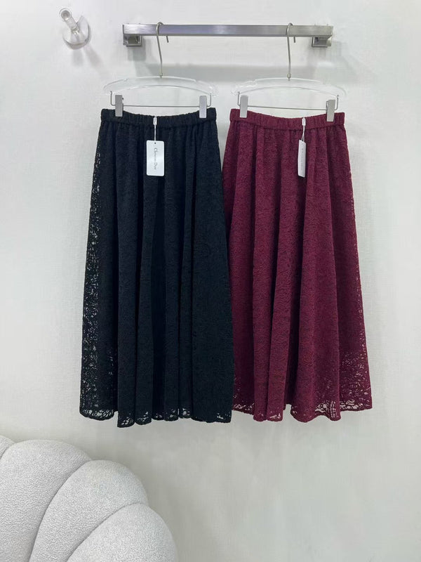 25 new versatile water-soluble flower lace skirt