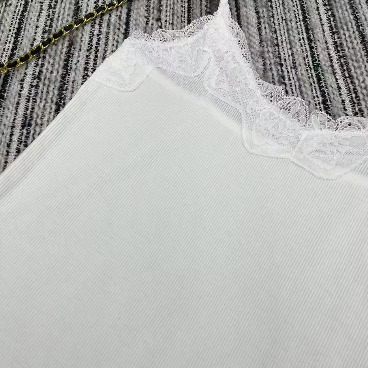 Lace patchwork camisole