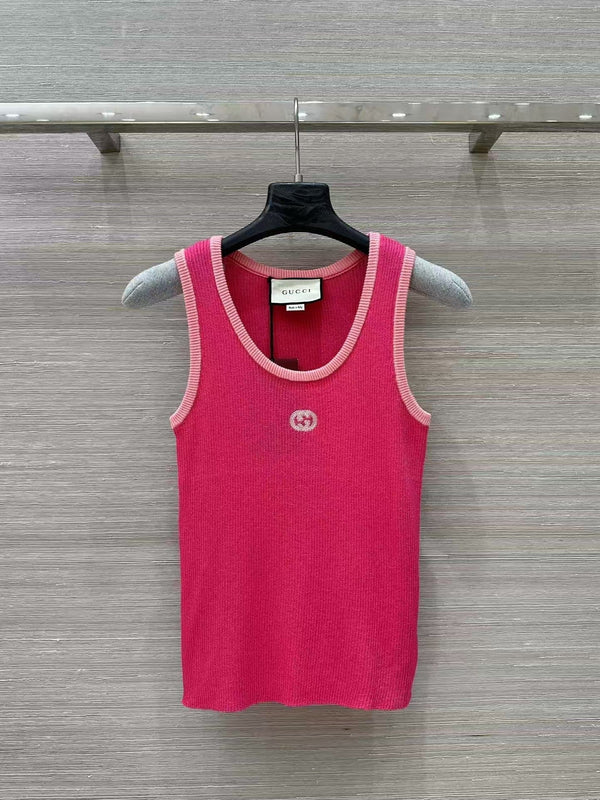 Vintage Embroidered Knitted Vest