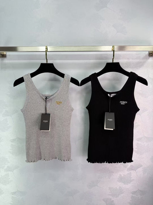 knitted vest top