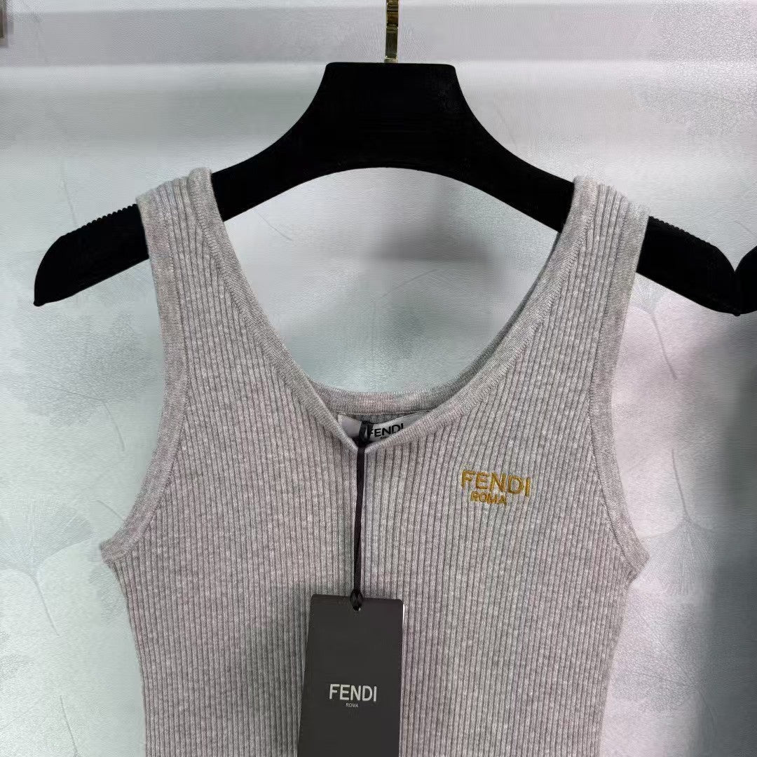 knitted vest top