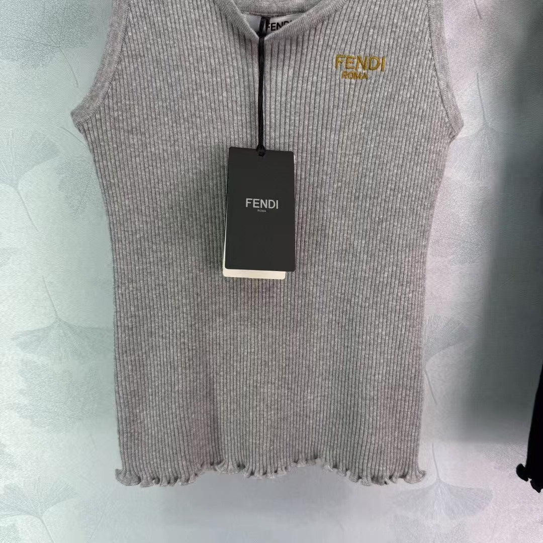 knitted vest top