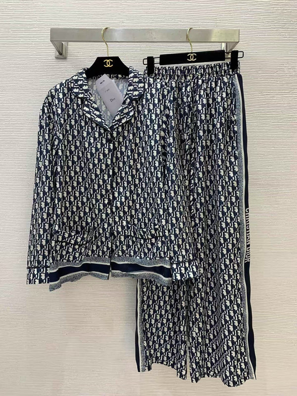 New fashion old flower letter print home clothes