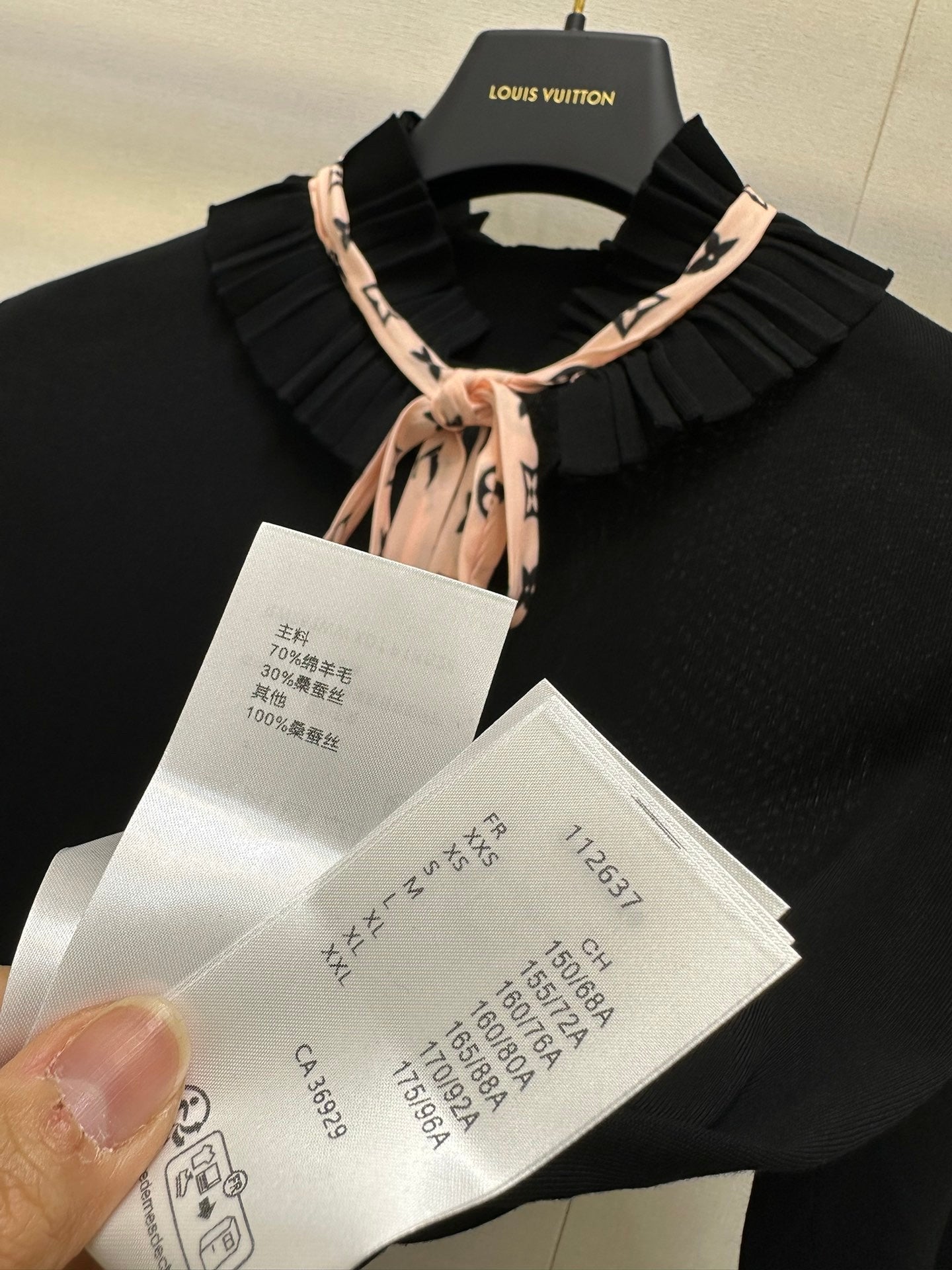 Lace Stand-up Collar Ribbon Short Sleeve