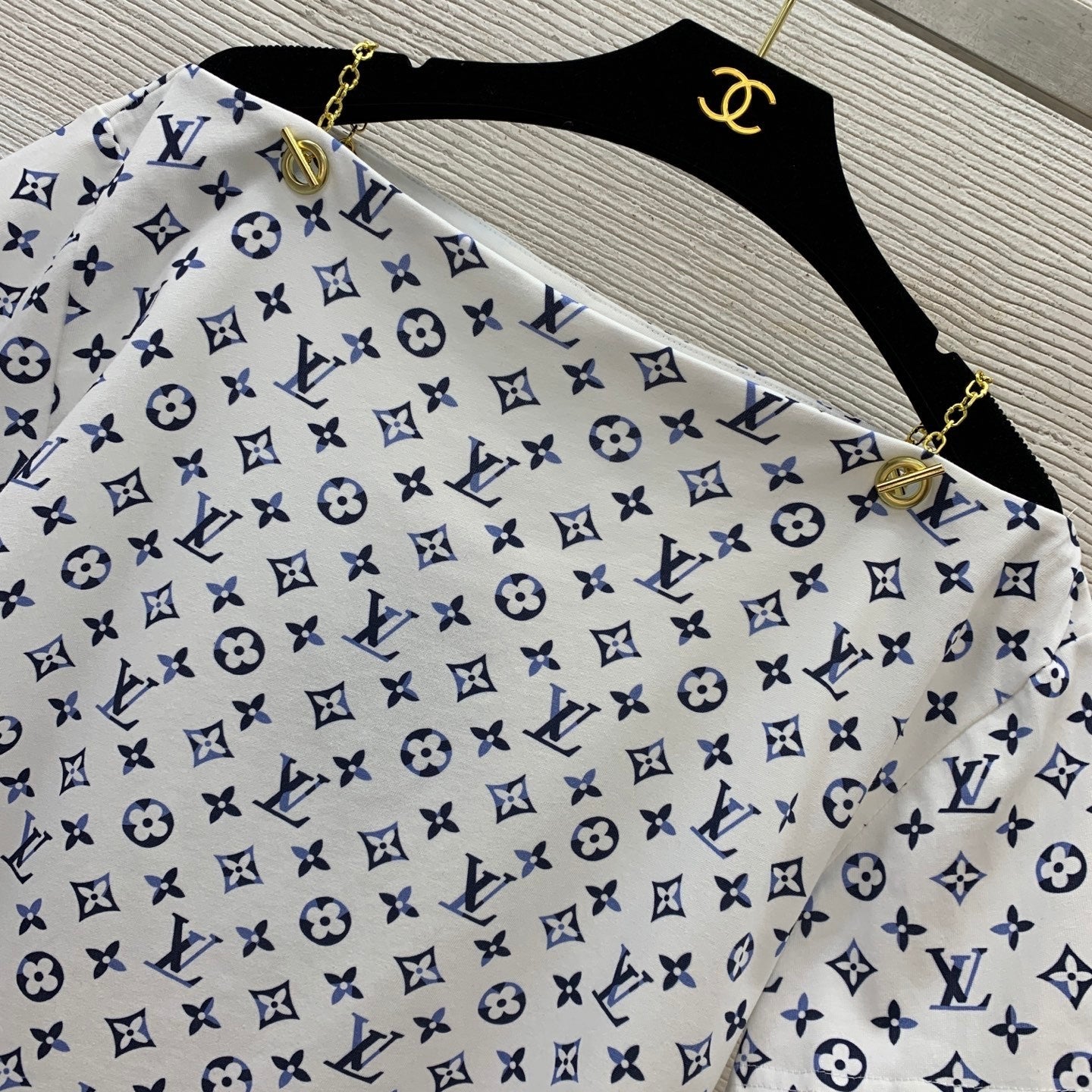 new style with all-over monogram lettering print