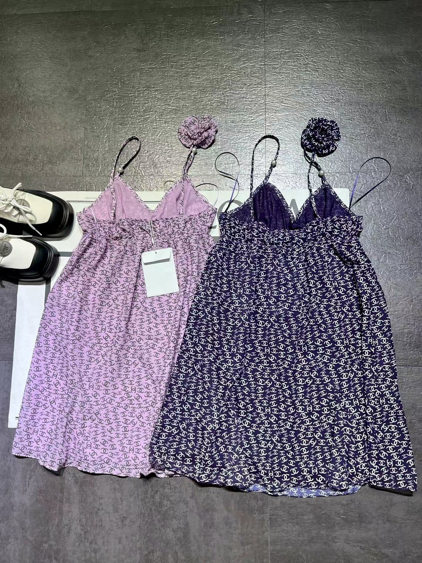 Summer New Style Holiday Flower Suspender Dress