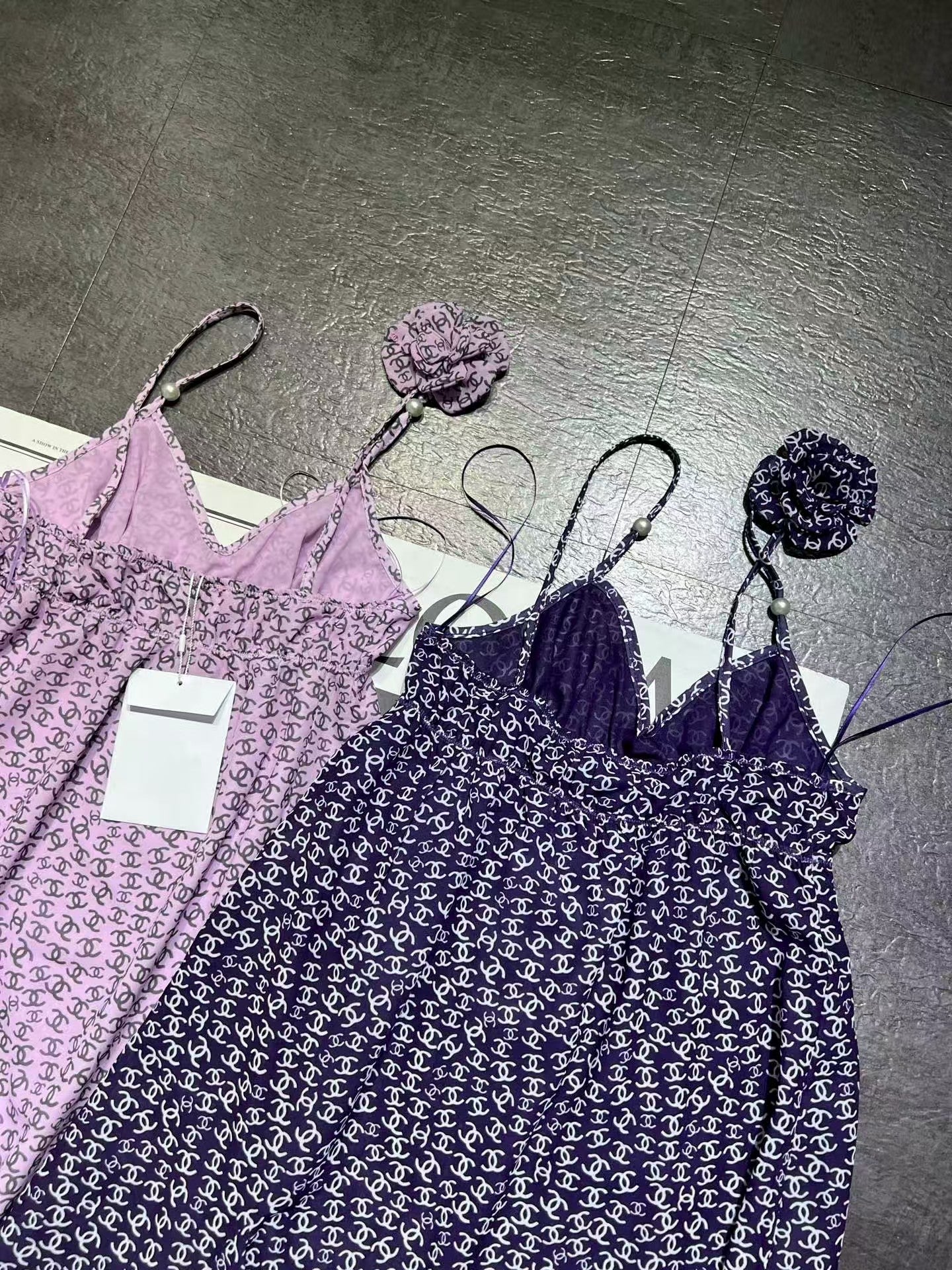Summer New Style Holiday Flower Suspender Dress