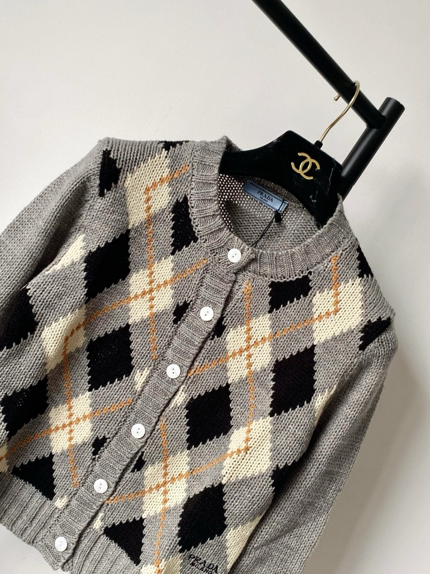 25 Early Autumn New Arrival Wool Diamond Pattern Long Sleeve Pullover