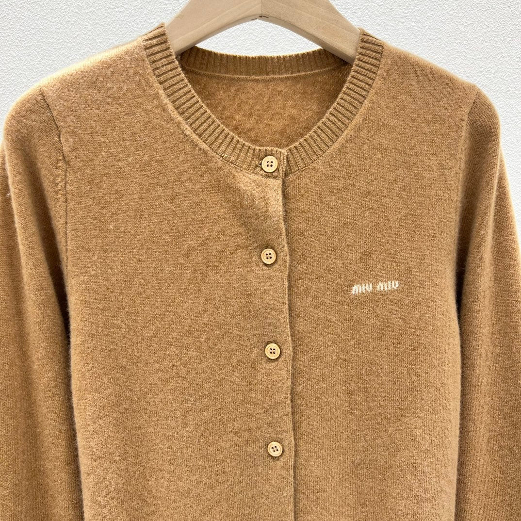 Classic cashmere cardigan.
