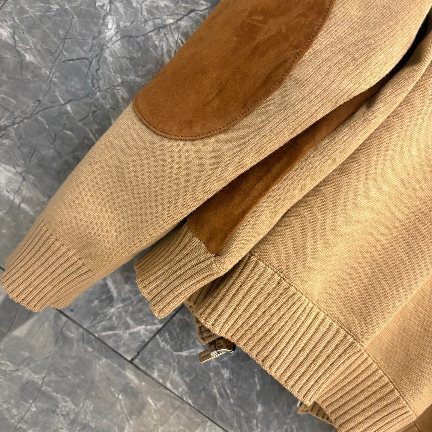 Retro jacket with colorblocking