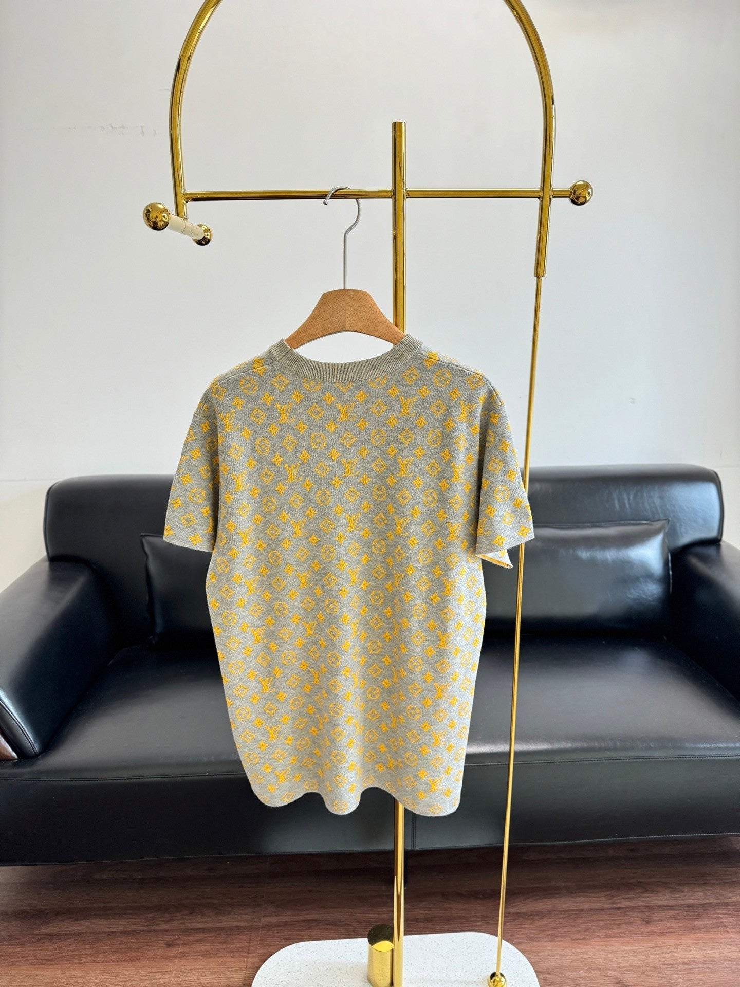2025 New Jacquard Short-Sleeve Sweater