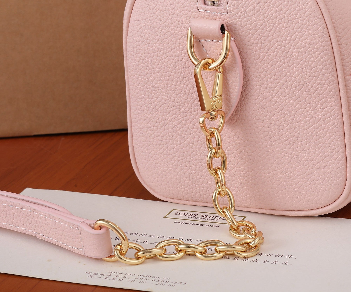 embossed leather bag