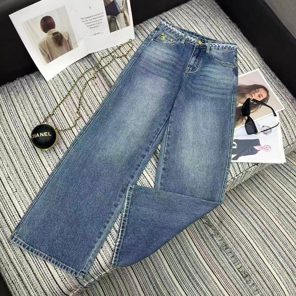 25 Early Autumn Straight-Leg Denim Pants