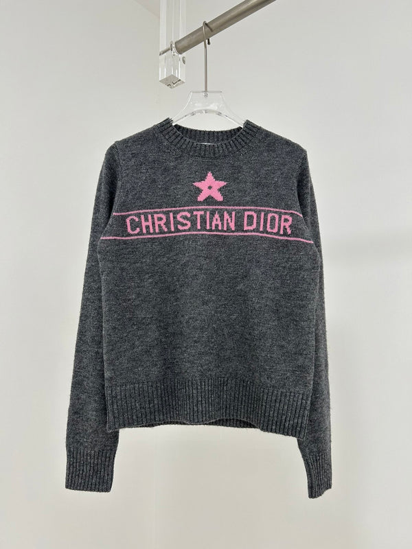 New 25FW letter knit sweater, soft and comfortable, stylish and slimming.