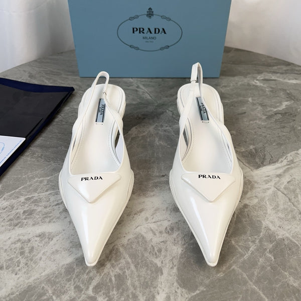 25 New high heel pointed toe slingback women's shoes