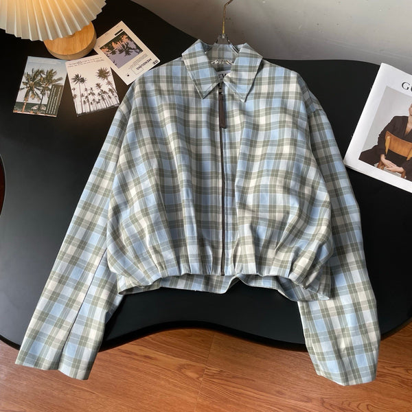 25 Early Autumn New Style Gray-blue Jacket