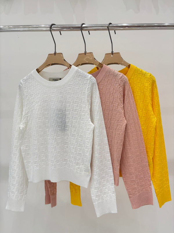 2020 Early Autumn Classic Pattern Knit Long Sleeve
