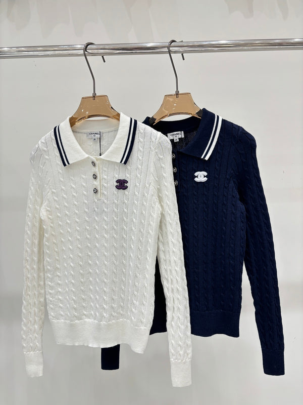 25 Early Autumn Knitted Long-Sleeved