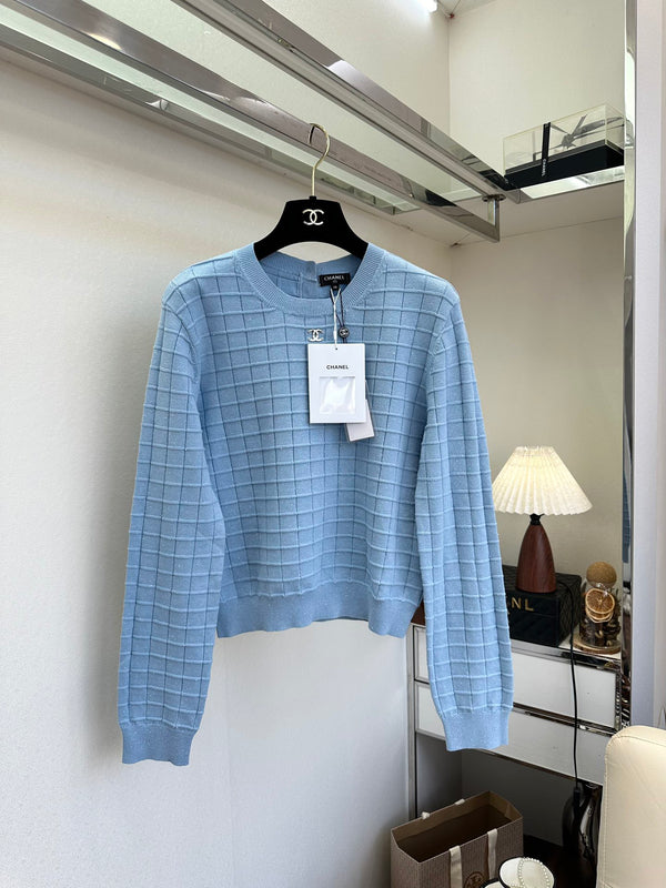 25FW New Arrival Diamond Pattern Sweater, Makes Skin Look Super Fair