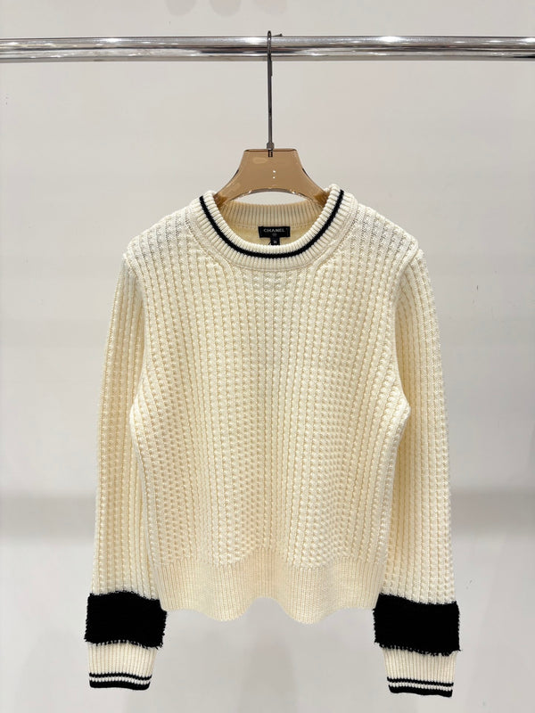 25FW Hot Selling Crew Neck Knit Sweater