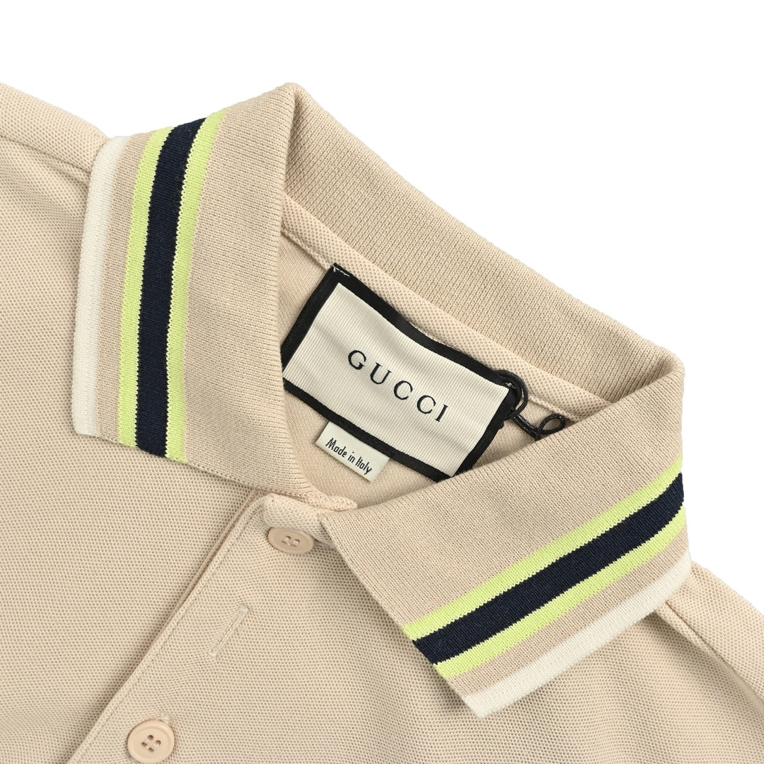 Simple lettering Polo short sleeve